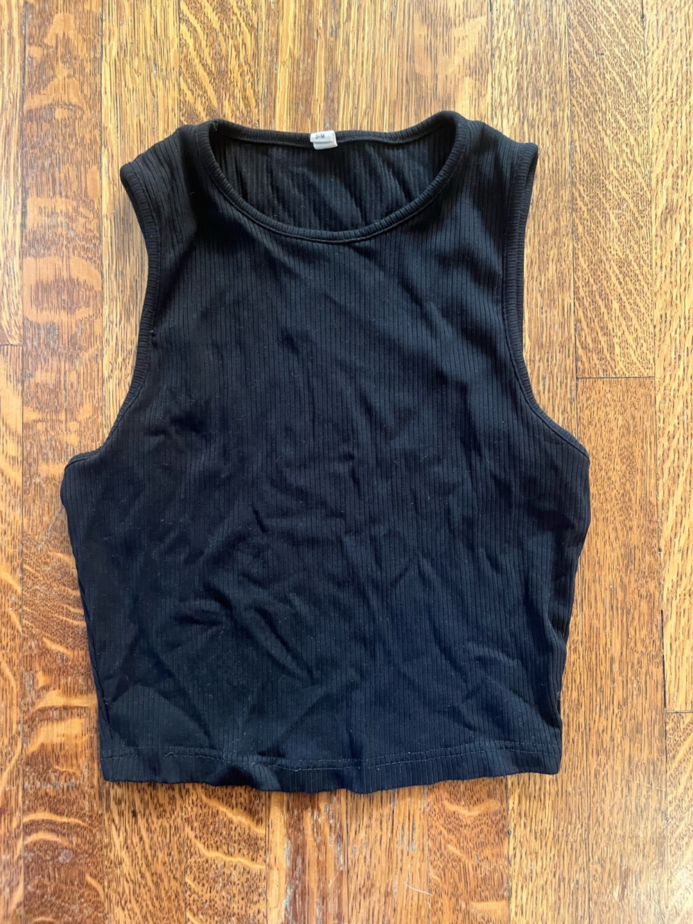 Fashion brand company ribbed tencel tank